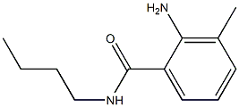 2-amino-N-butyl-3-methylbenzamide,,结构式