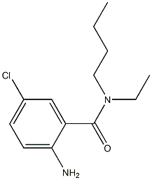 2-amino-N-butyl-5-chloro-N-ethylbenzamide Structure