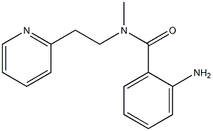 2-amino-N-methyl-N-[2-(pyridin-2-yl)ethyl]benzamide,,结构式