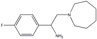 2-azepan-1-yl-1-(4-fluorophenyl)ethanamine Struktur