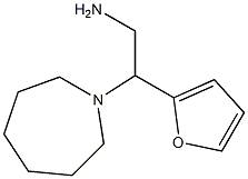2-azepan-1-yl-2-(2-furyl)ethanamine 化学構造式