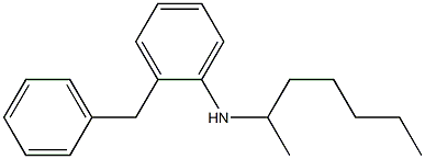 2-benzyl-N-(heptan-2-yl)aniline Struktur