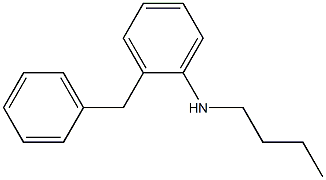 2-benzyl-N-butylaniline Structure