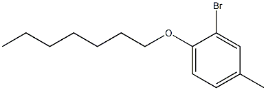2-bromo-1-(heptyloxy)-4-methylbenzene Structure