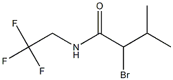 2-bromo-3-methyl-N-(2,2,2-trifluoroethyl)butanamide,,结构式