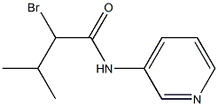 2-bromo-3-methyl-N-(pyridin-3-yl)butanamide,,结构式