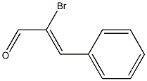 2-bromo-3-phenylprop-2-enal Structure