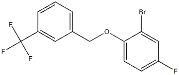  2-bromo-4-fluoro-1-{[3-(trifluoromethyl)phenyl]methoxy}benzene