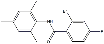 2-bromo-4-fluoro-N-mesitylbenzamide Struktur