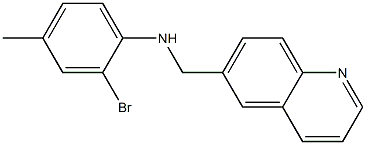 2-bromo-4-methyl-N-(quinolin-6-ylmethyl)aniline