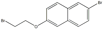2-bromo-6-(2-bromoethoxy)naphthalene,,结构式
