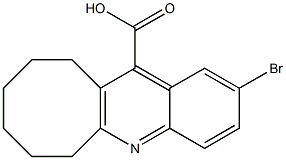 2-bromo-6H,7H,8H,9H,10H,11H-cycloocta[b]quinoline-12-carboxylic acid Structure
