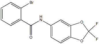 2-bromo-N-(2,2-difluoro-2H-1,3-benzodioxol-5-yl)benzamide