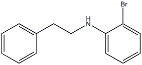 2-bromo-N-(2-phenylethyl)aniline 化学構造式
