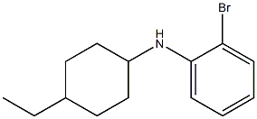2-bromo-N-(4-ethylcyclohexyl)aniline Structure