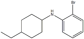 2-bromo-N-(4-ethylcyclohexyl)aniline,,结构式