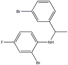 2-bromo-N-[1-(3-bromophenyl)ethyl]-4-fluoroaniline