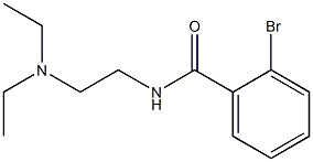 2-bromo-N-[2-(diethylamino)ethyl]benzamide,,结构式