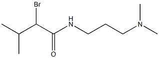 2-bromo-N-[3-(dimethylamino)propyl]-3-methylbutanamide 结构式
