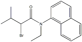  2-bromo-N-ethyl-3-methyl-N-(naphthalen-1-yl)butanamide