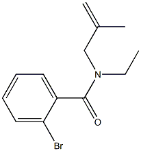 2-bromo-N-ethyl-N-(2-methylprop-2-enyl)benzamide Structure