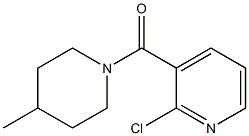 2-chloro-3-[(4-methylpiperidin-1-yl)carbonyl]pyridine