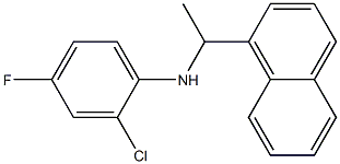  2-chloro-4-fluoro-N-[1-(naphthalen-1-yl)ethyl]aniline