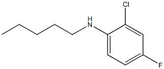 2-chloro-4-fluoro-N-pentylaniline,,结构式