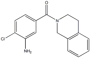 2-chloro-5-(3,4-dihydroisoquinolin-2(1H)-ylcarbonyl)aniline Structure