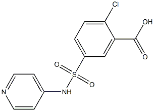 2-chloro-5-(pyridin-4-ylsulfamoyl)benzoic acid