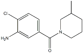 2-chloro-5-[(3-methylpiperidin-1-yl)carbonyl]aniline,,结构式