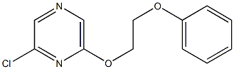 2-chloro-6-(2-phenoxyethoxy)pyrazine Structure