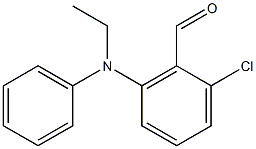 2-chloro-6-[ethyl(phenyl)amino]benzaldehyde Structure