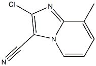 2-chloro-8-methylimidazo[1,2-a]pyridine-3-carbonitrile 结构式