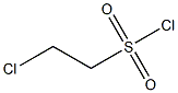 2-chloroethane-1-sulfonyl chloride 化学構造式