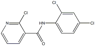 2-chloro-N-(2,4-dichlorophenyl)pyridine-3-carboxamide Structure