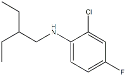  2-chloro-N-(2-ethylbutyl)-4-fluoroaniline