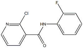 2-chloro-N-(2-fluorophenyl)pyridine-3-carboxamide