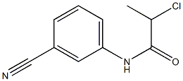 2-chloro-N-(3-cyanophenyl)propanamide
