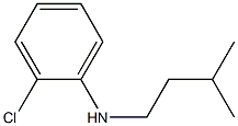 2-chloro-N-(3-methylbutyl)aniline Structure