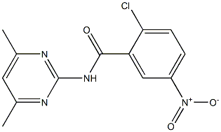  2-chloro-N-(4,6-dimethylpyrimidin-2-yl)-5-nitrobenzamide