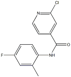  2-chloro-N-(4-fluoro-2-methylphenyl)pyridine-4-carboxamide