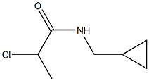 2-chloro-N-(cyclopropylmethyl)propanamide Structure
