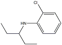 2-chloro-N-(pentan-3-yl)aniline 化学構造式