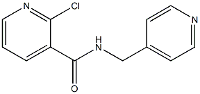 2-chloro-N-(pyridin-4-ylmethyl)pyridine-3-carboxamide 结构式