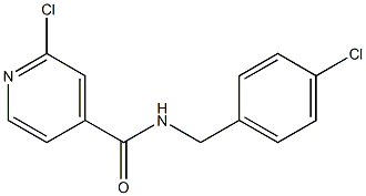  2-chloro-N-[(4-chlorophenyl)methyl]pyridine-4-carboxamide