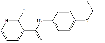 2-chloro-N-[4-(propan-2-yloxy)phenyl]pyridine-3-carboxamide Structure