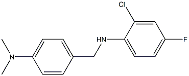 2-chloro-N-{[4-(dimethylamino)phenyl]methyl}-4-fluoroaniline