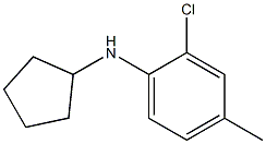 2-chloro-N-cyclopentyl-4-methylaniline Structure