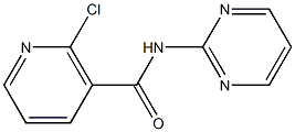 2-chloro-N-pyrimidin-2-ylnicotinamide 结构式